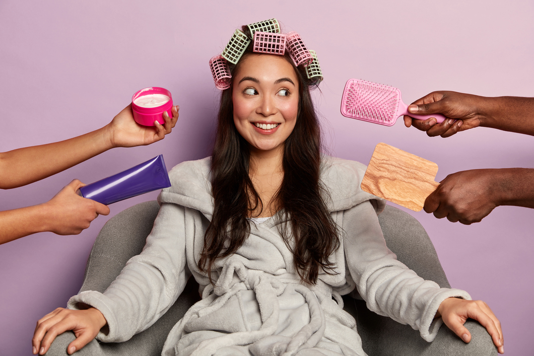 healthy hair routine
